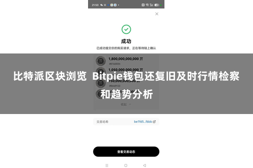 比特派区块浏览 Bitpie钱包还复旧及时行情检察和趋势分析