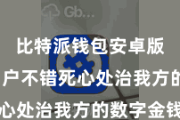 比特派钱包安卓版 让用户不错死心处治我方的数字金钱