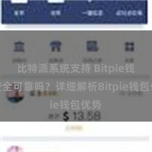 比特派系统支持 Bitpie钱包安全可靠吗？详细解析Bitpie钱包优势