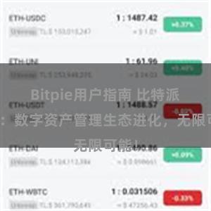 Bitpie用户指南 比特派钱包：数字资产管理生态进化，无限可能！