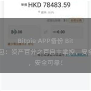 Bitpie APP备份 Bitpie钱包：资产百分之百自主掌控，安全可靠！