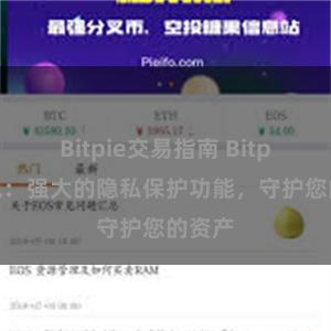 Bitpie交易指南 Bitpie钱包：强大的隐私保护功能，守护您的资产