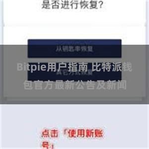 Bitpie用户指南 比特派钱包官方最新公告及新闻