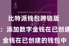 比特派钱包跨链版  第三步：添加数字金钱在已创建的钱包中