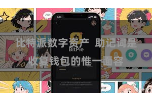 比特派数字资产  助记词是收复钱包的惟一面容