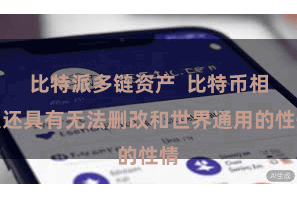 比特派多链资产  比特币相聚还具有无法删改和世界通用的性情